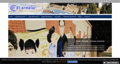 Desktop Screenshot of colegioelarmelar.org